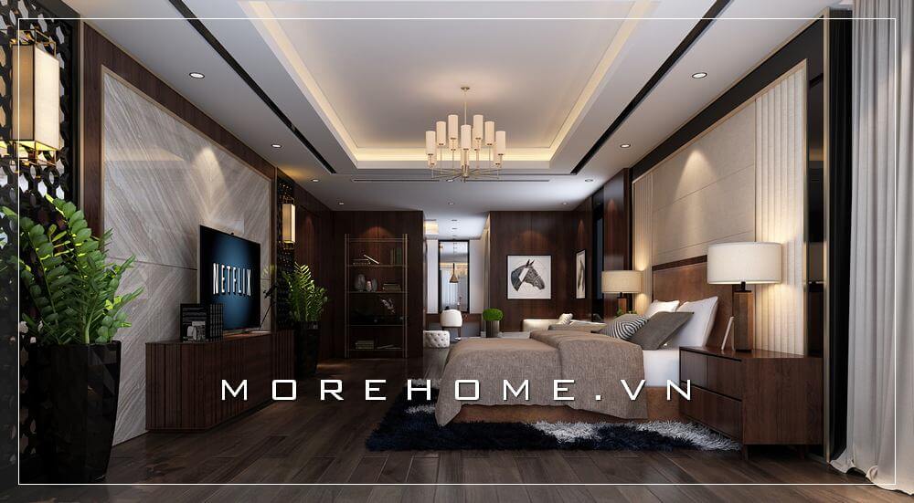 Thiết kế phòng ngủ biệt thự hiện đại